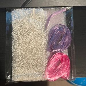 20ct Clear Plastic Bag with White Polka Dots